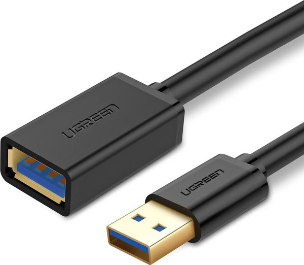 Fotoja e Kabllo USB Ugreen, 2 x USB-A, 2 m, e zezë