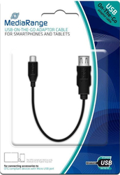 Fotoja e Adapter MediaRange, microUSB-USB, i zi