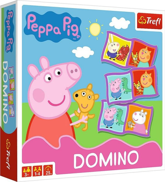 Fotoja e Lojë Domino Trefl Peppa
