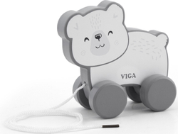 Fotoja e Lodër prej druri Viga PolarB Teddy Bear për fëmijë, e kaftë