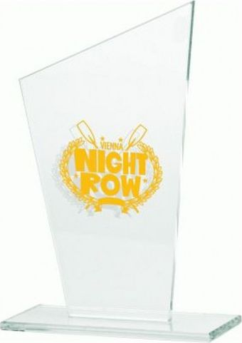 Fotoja e Trofe xhami me printim Victoria Sport, 17 cm, transparent