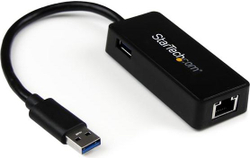 Fotoja e Kartë rrjeti StarTech USB31000SPTB NIC, e zezë