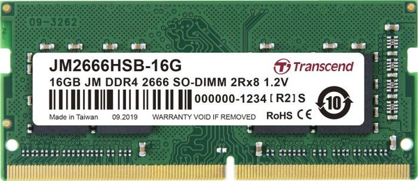 Fotoja e Memorie laptopi Transcend JetRam, DDR4, SODIMM, 16 GB