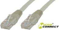 Fotoja e Kabllo rrjeti MicroConnect, U / UTP, CAT5e, 10 m, e hirtë