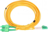 Fotoja e Kabllo Patchcord ExtraLink SC/APC-LC/APC SM 9/125 DUPLEX, 3m, e verdhë, Picture 1