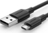 Fotoja e Kabllo micro USB Ugreen QC, 3.0, 2.4 A, 0.25 m, e zezë, Picture 1