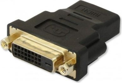 Fotoja e Përshtatës Adapter AV Techly HDMI - DVI-D, i zi