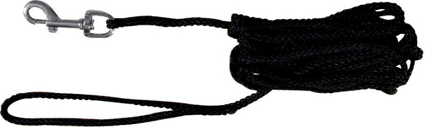 Fotoja e Litar për qen Trixie, nylon 5 m × 5 mm, i zi
