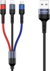 Fotoja e Kabllo USB Usams, 0.35mm, e zezë