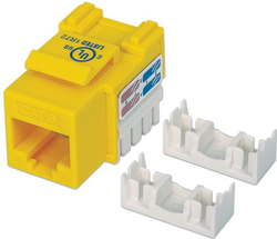 Fotoja e Modul rrjeti Keystone Intellinet Network Solutions 210584, RJ45 UTP Cat6, i verdhë