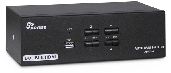 Fotoja e Switch KVM INTER-TECH AS-42HA, 4-porte, HDMI