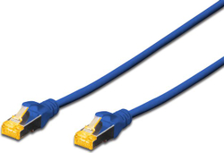 Fotoja e Kabllo Digitus RJ-45/RJ-45 DK-1644-A-050/B, Cat.6A, S/FTP, 5m, e kaltër