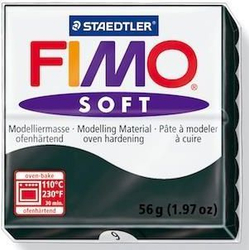 Fotoja e Plastelinë Staedtler Weight Fimo Soft, 56 g, e zezë