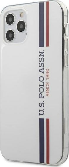 Fotoja e Mbrojtëse U.S. Polo Assn USHCP12MPCUSSWH për iPhone 12/12 Pro, 6.1", i bardhë