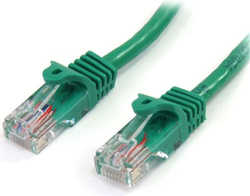 Fotoja e Kabllo patchcord StarTech, Cat.5e, 3 m, e gjelbër
