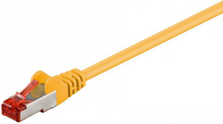 Fotoja e Kabllo interneti Wentronic Goobay Patchcord, CAT6, S/FTP, 3m, e verdhë