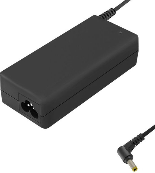 Fotoja e Karikues laptopi Qoltec, 90 W, i zi