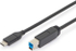 Fotoja e Kabllo Digitus USB-C - USB-B, 1.8m, e zezë, Picture 1