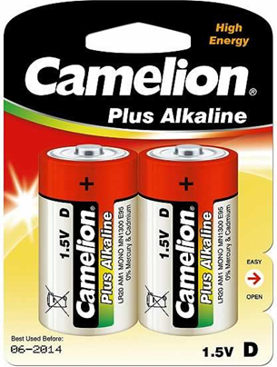 Fotoja e Bateri Plus D / R20 Camelion, 1.5V, 2 copë