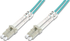Fotoja e Kabllo patchcord me fibër optike Digitus LC/LC, OM3, 1m, e kaltër, Picture 1