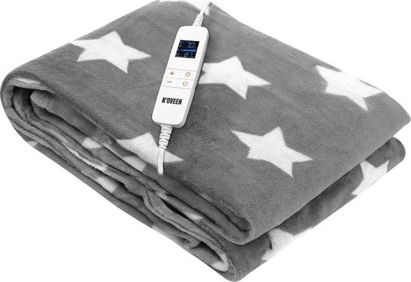 Fotoja e Batanije elektrike Noveen EB750 Star Super Soft, 180x160cm, e hirtë