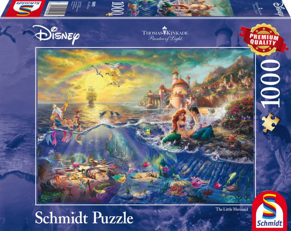 Fotoja e Puzzle Schmidt Spiele The Little Mermaid (59479), 1000 pjesë