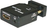 Fotoja e Përshtatës MicroConnect AV D-Sub (VGA) Mini në HDMI, i zi