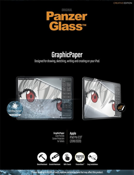Fotoja e Folie mbrojtëse PanzerGlass GraphicPaper™ për Apple iPad Pro 12.9"