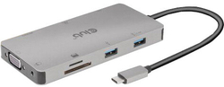 Fotoja e Club3D HUB USB-C 9v1, HDMI, VGA, 2x USB-A Gen1, RJ45, SD, PD 100W