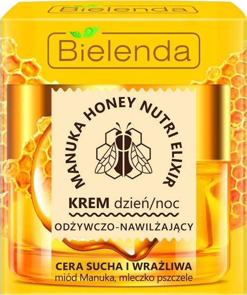 Fotoja e Krem për fytyrë Bielenda Manuka Honey Nutri Elixir, 50 ml