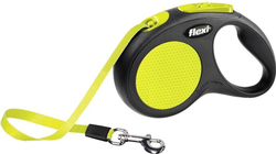 Fotoja e Rrip Flexi New Neon, për qen, S, 5m / 15 kg, i verdhë