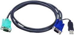 Fotoja e Kabllo ATEN KVM USB 14.01.6607, 3m, e zezë