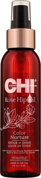 Fotoja e Tonik për flokë Farouk Systems Rose Hip Oil Leave-In, 118 ml