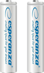 Fotoja e Bateri AAA Esperanza EZA101W, 1.2 V, 1000 mAh, set 2 copë, e bardhë