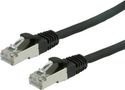 Fotoja e Kabllo Value Patchcord S / FTP (21.99.1235), Cat 6, LSOH, 1m, e zezë