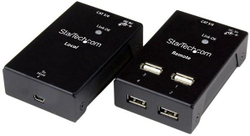 Fotoja e Përshtatës StarTech USB në RJ45 (USB2004EXTV), i zi