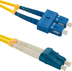 Fotoja e Kabllo patchcord me fibër optike Qoltec SC/UPC - LC/UPC, 2m