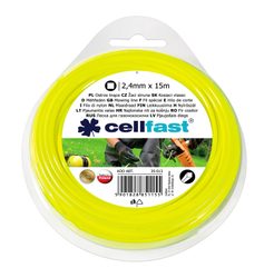 Fotoja e Litar prerës Cellfast Standard 2,4 mm × 15 m, katror, i verdhë