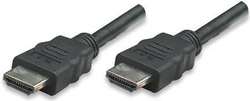 Fotoja e Kabllo Manhattan HDMI - HDMI, 2m, e zezë