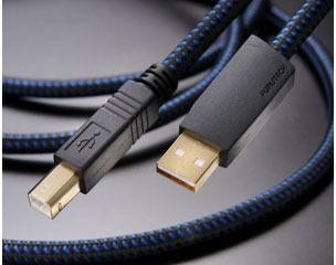 Fotoja e Kabllo Furutech-ADL, USB-A në USB-B, 1.2m, e zezë