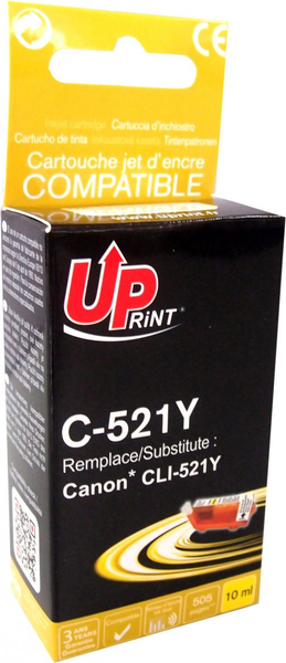 Fotoja e Ngjyrë për printer UPrint C-521Y / CLI521Y, e verdhë