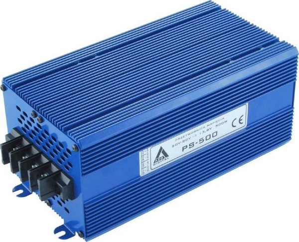 Fotoja e Konvertues Azo 3080 VDC, 13,8 VDC PS-500-12V 500W, i kaltër