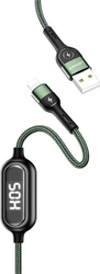 Fotoja e Kabllo USAMS USB-A-Lightning, 1.2m, e zezë