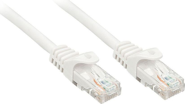 Fotoja e Kabllo rrjeti Lindy, UTP, CAT 6, 1 m, e bardhë