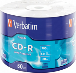 Fotoja e Set CD-R Verbatim 700MB 52x 50 copë