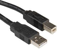 Fotoja e Kabllo Roline USB-A - USB-B (11.02.8918), 1.8 m, e zezë