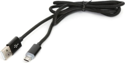 Fotoja e Kabllo Omega USB-A-MicroUSB, 1m, e zezë