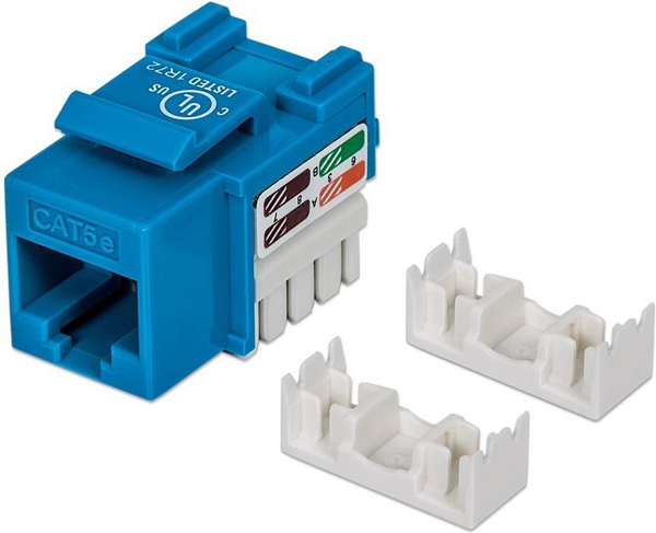 Fotoja e Modul Intellinet Network Solutions, Cat.5e, UTP, RJ45, i kaltër