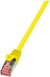 Fotoja e Kabllo rrjeti LogiLink CQ2047S, Cat 6 S/FTP, RJ‑45, 1.5 m, e verdhë