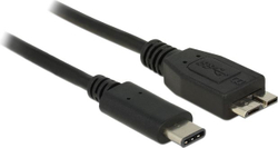 Fotoja e Kabllo Delock USB-C - microUSB, 0.5 m, e zezë